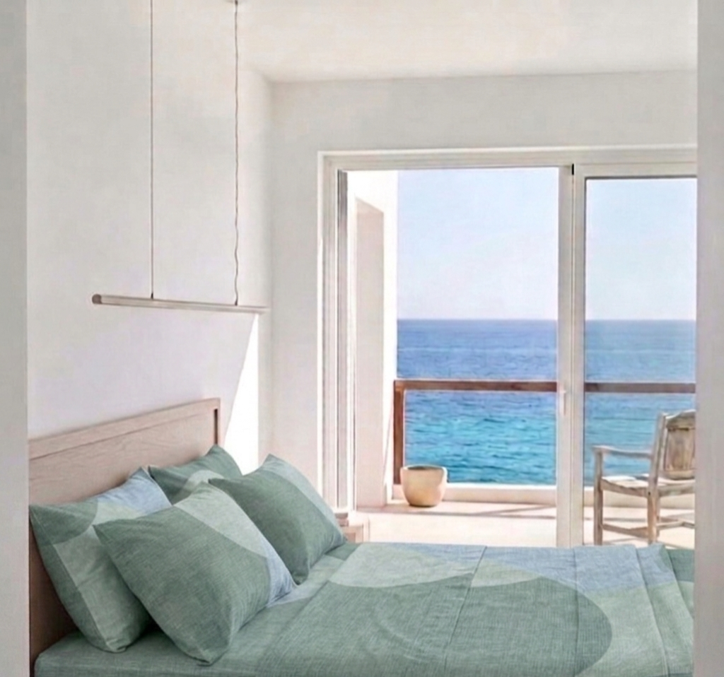 Completo Letto Matrimoniale Sfera Maè Via Roma 60 Colore Salvia