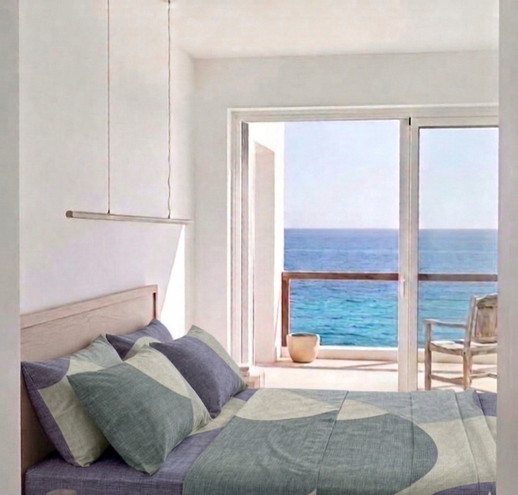 Completo Letto Matrimoniale Sfera Maè Via Roma 60 Colore Blu