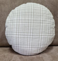 Cuscino Tondo Quadretti Country-Chic
