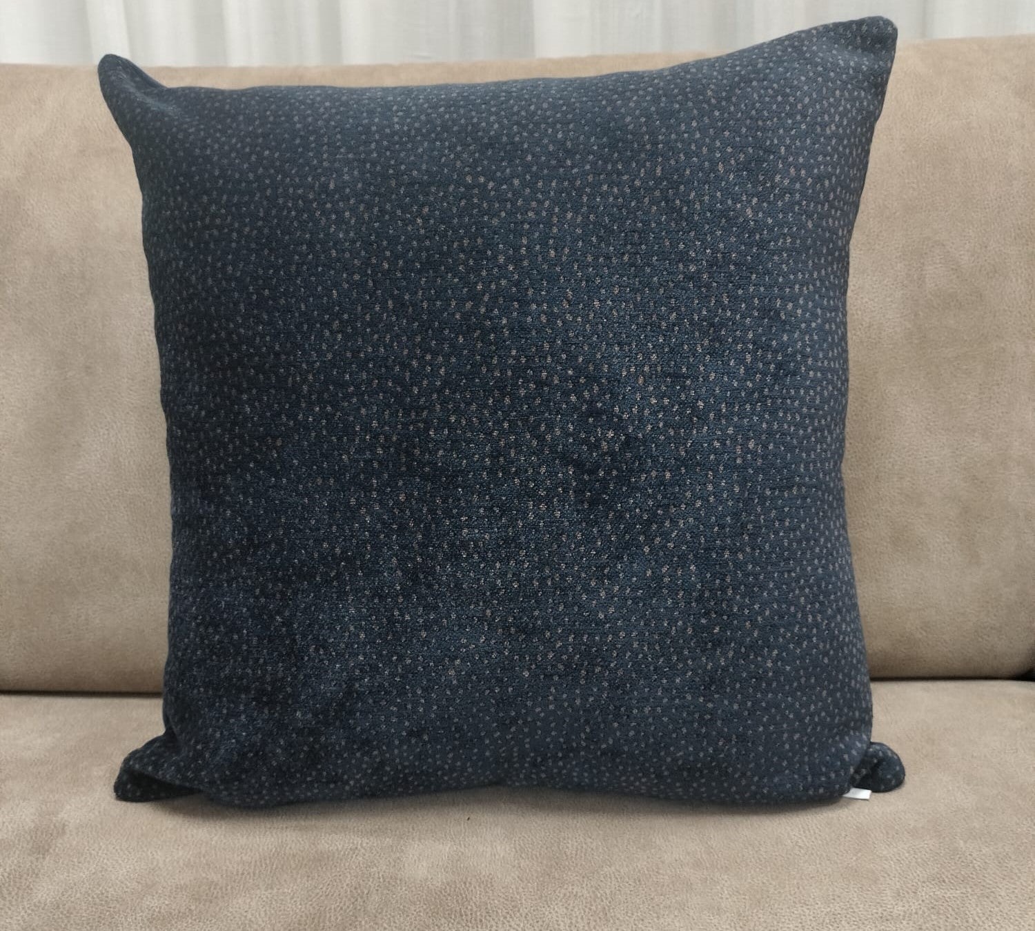 Cuscino Velluto Minimal Chic 50x50 Blu Notte
