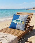 Cuscino Casa Anversa Acquario/Blu cm 50x50