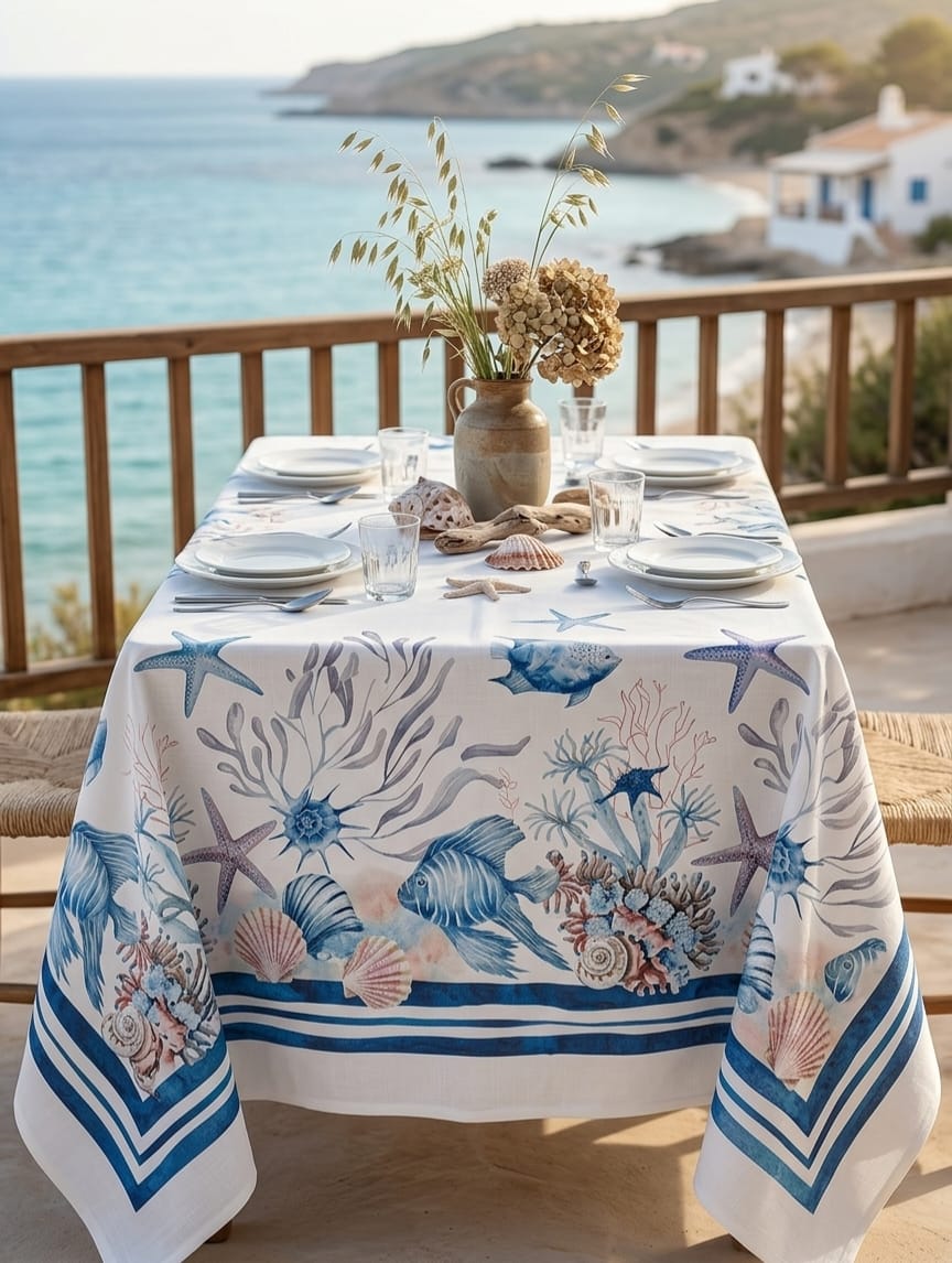 Tovaglia Coralli Casa Anversa mis. 150X320