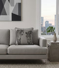 Cuscino Velluto Casa Anversa Savana/Grigio 50x50